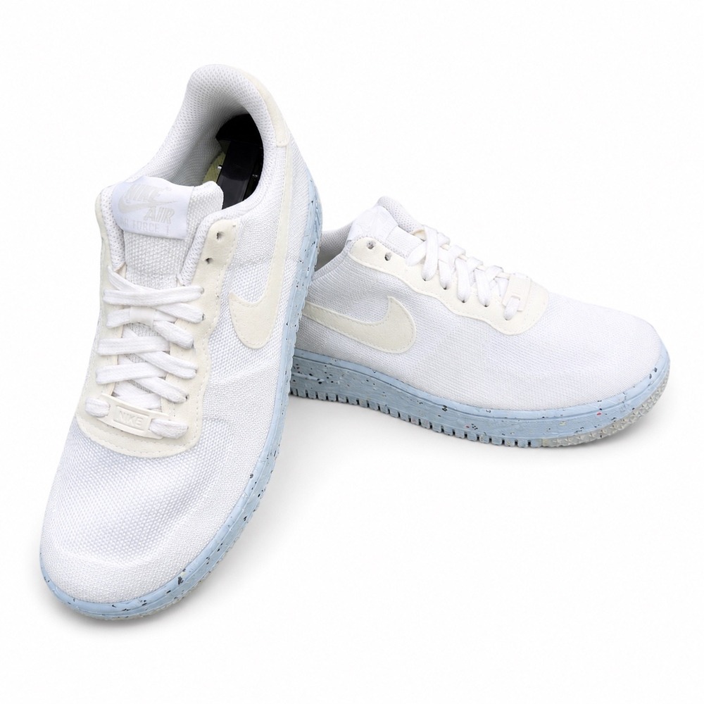 Nike Air Force 1 Crater White Sail Speckled Blue DC7273-100 Womens Size 9